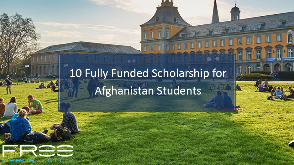 International Scholarship for Afghanistan Students